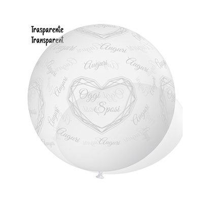 Palloncini cuore piccolo bianco - 20 pz